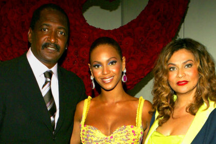 Gena Avery Knowles with husband Mathew Knowles at anniversary celebration showing retired model and healthcare professional