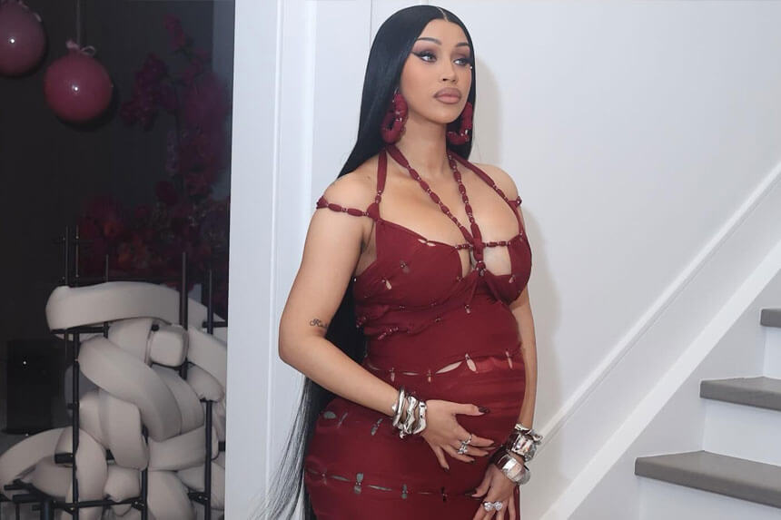 Cardi B net worth illustration showing rapper wealth growth from 2016 to 2025 reaching 100 million dollars