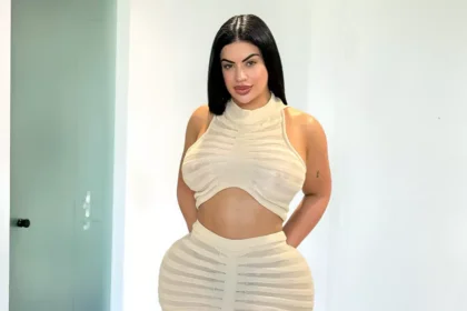 Lissa Aires posing in white outfit showing her success as influencer contributing to Lissa Aires net worth