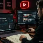 YouTube SMM Promotion strategy guide showing social media growth tactics for YouTube channels