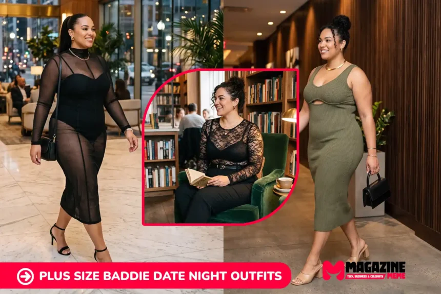 Plus Size Baddie Date Night Outfits For Woman over 40