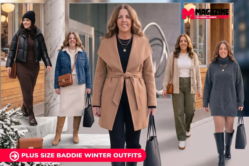 20 Plus Size Baddie Winter Outfits That Stay Warm and Look Incredible