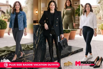 18 Plus Size Baddie Leggings Outfits for Women Over 40