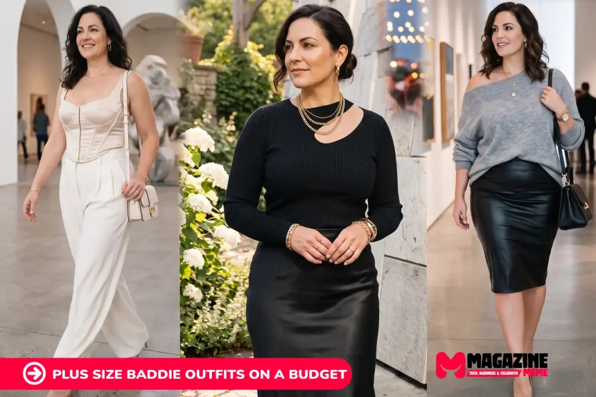 Plus Size Baddie Outfits for Women Over 40 on a Budget