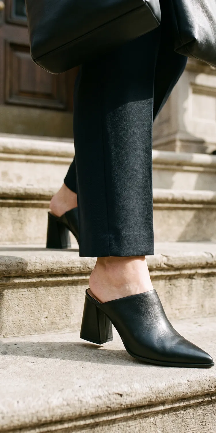 Pick Chunky Block Heels and Pointed Mule Flats for Walkable Height