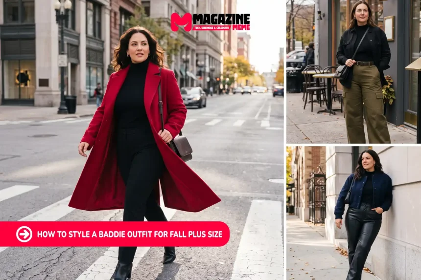 How to Style a Baddie Outfit for Fall Plus Size Over 40