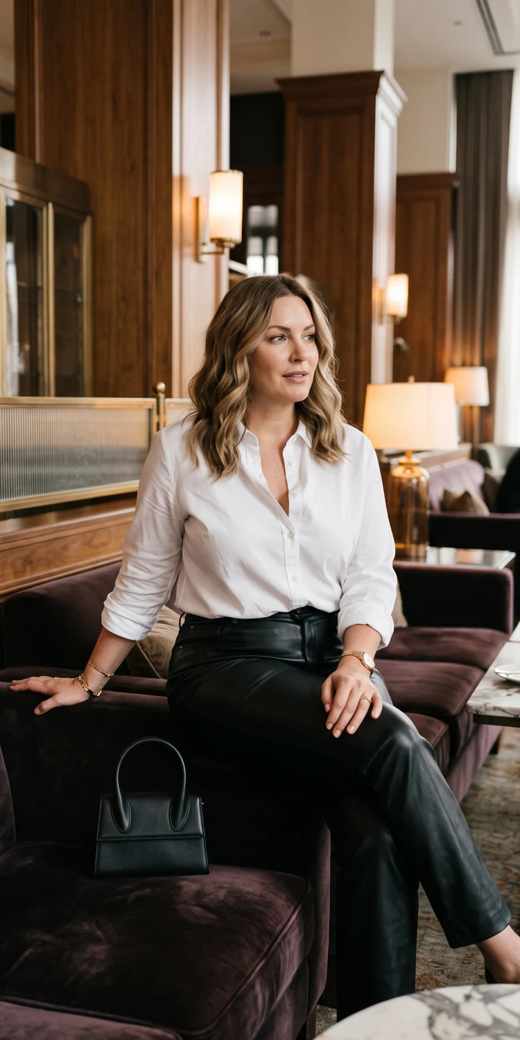 Swap Thin Everyday Leggings for Matte Faux Leather Pants