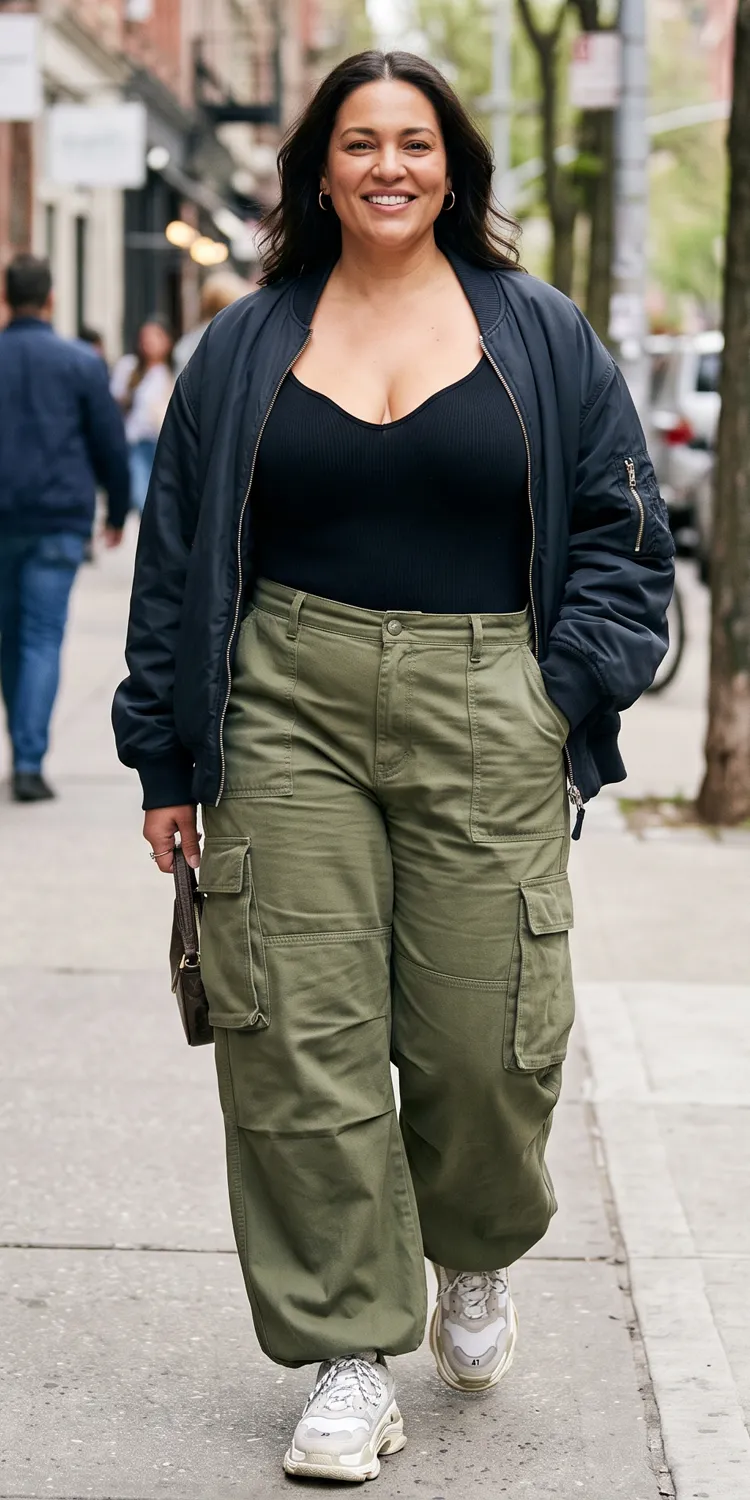 Pairing skin-tight tops with skin-tight bottoms instead of balancing volume