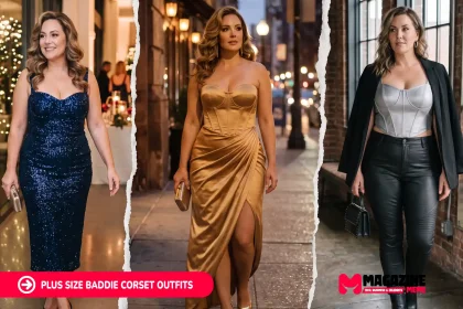 16 Plus Size Baddie Corset Outfits for Women Over 40