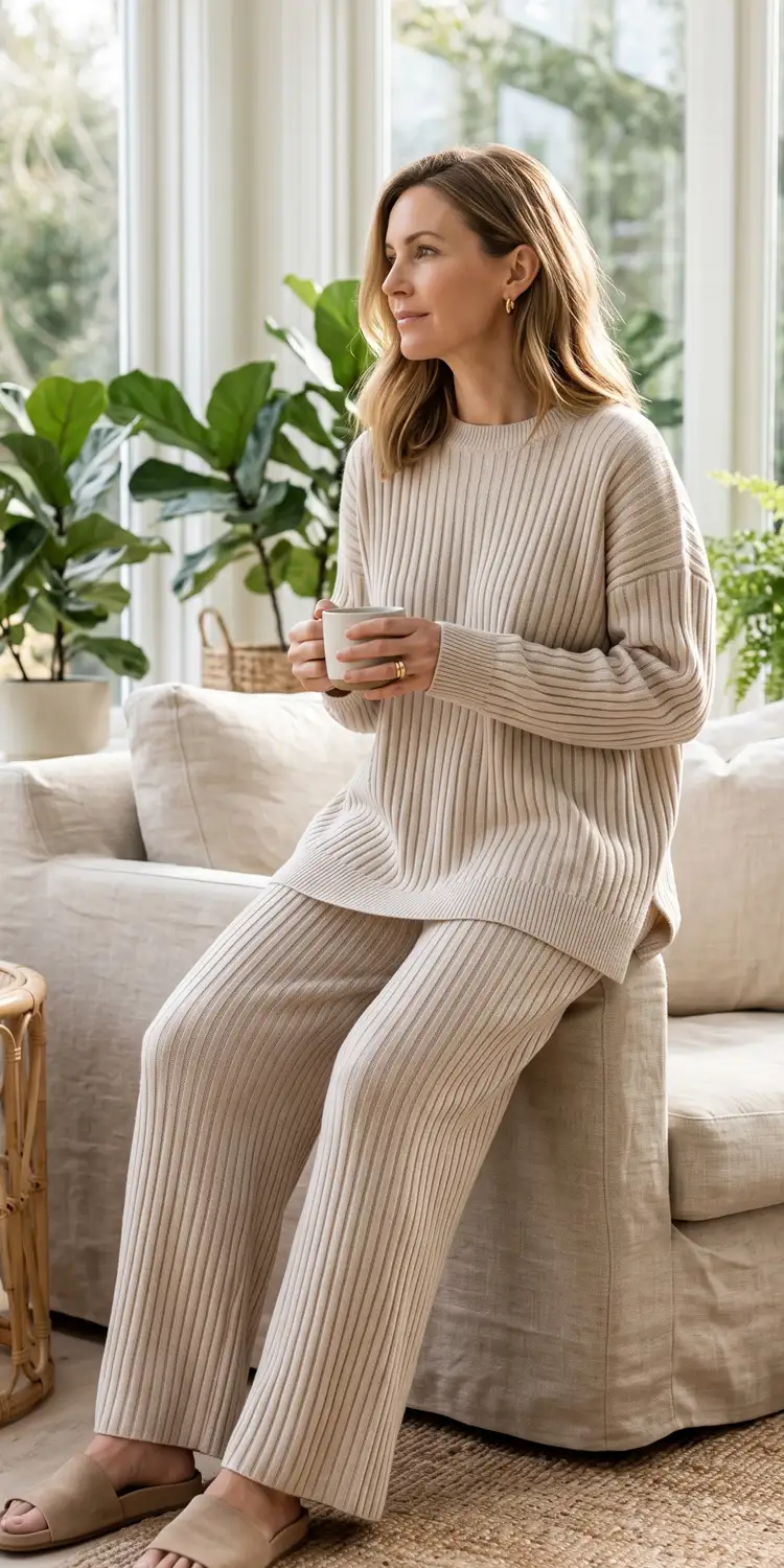 Switch Out Flat Jerseys for Thick Vertical Ribbed Knits