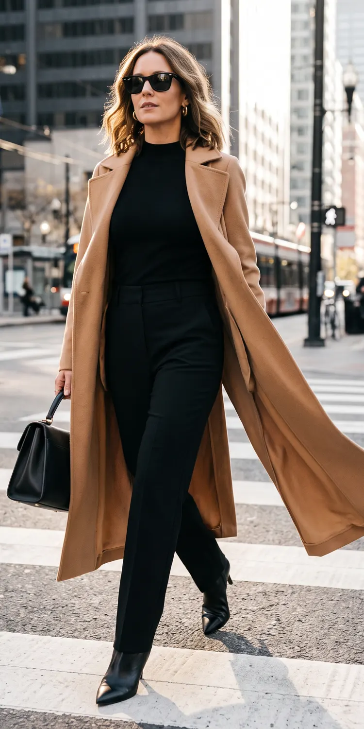 Build a Tonal Monochromatic Base Under an Open Longline Duster